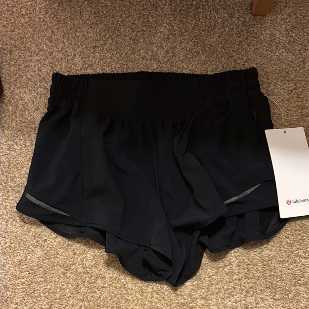 lululemon athletica Women's Black hotty hot shorts